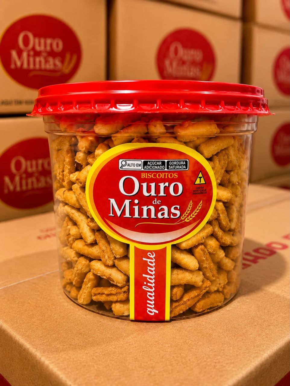 Embalagem oficial Biscoito Salgado — Ouro de Minas